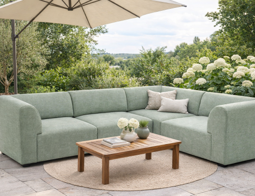 Hygge hj�rnesofa