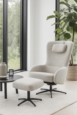 Click to enlarge Mellow hvilestol med krakk